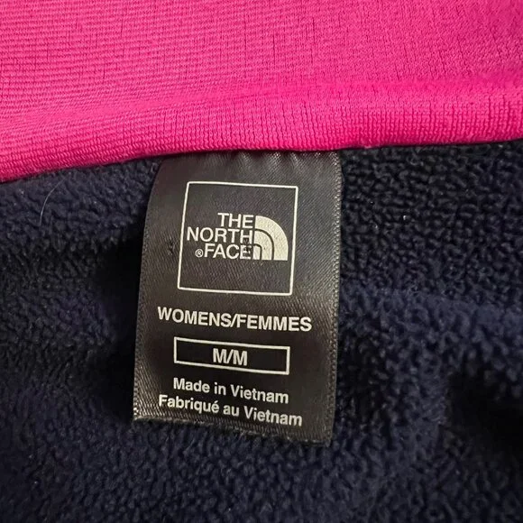 The North Face Hoodie in Navy Blue and Hot Pink Accent, Size M - Picture 13 of 14